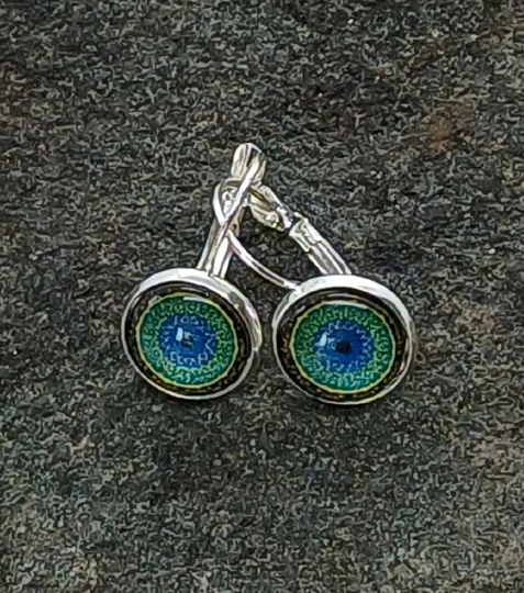 Náušnice "Oko moudrosti" - 12mm