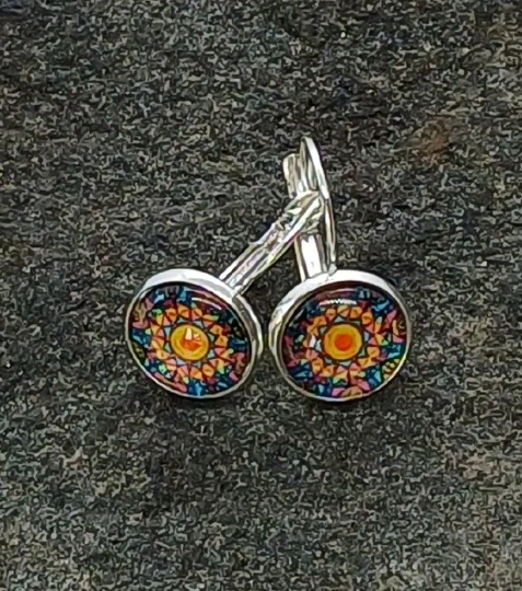 Náušnice "Sluneční záře" - 12mm