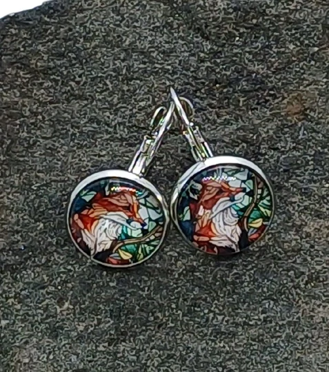 Náušnice "Liška" - 14mm