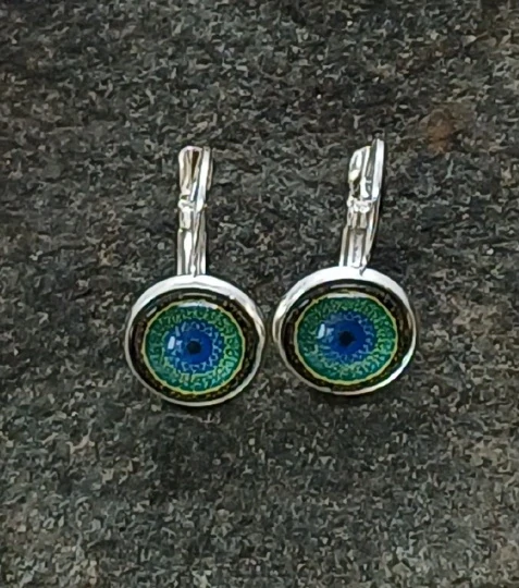 Náušnice "Oko moudrosti" - 12mm