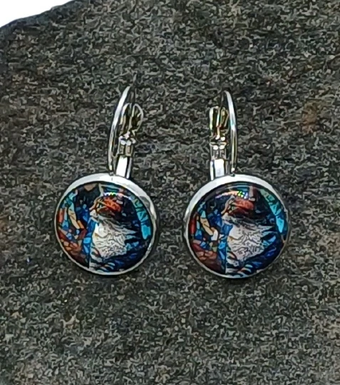Náušnice "Kočka" - 14mm