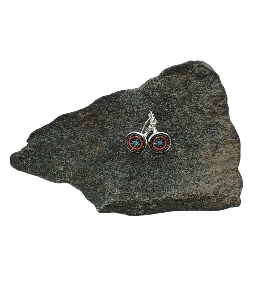 Náušnice "Oko mandaly" - 12mm