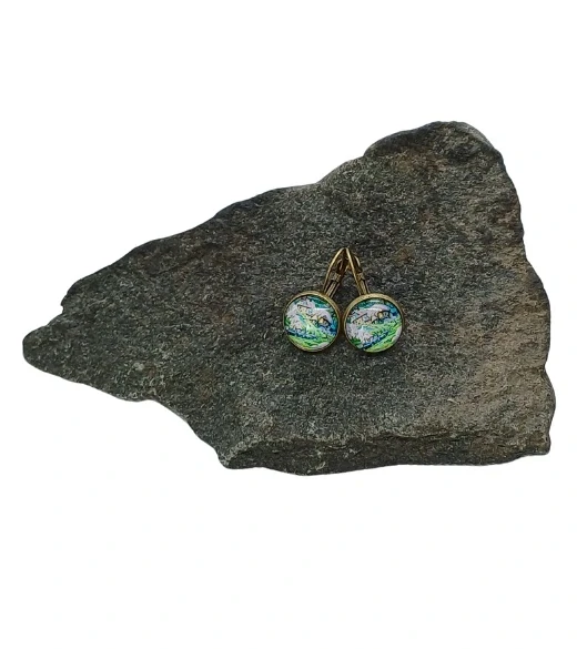 Náušnice "Jarní louka" - 14mm