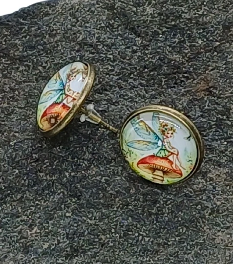 Náušnice "Víla odvahy Valora" - 16mm