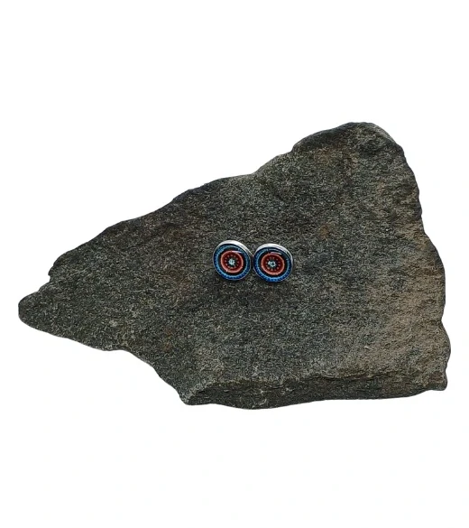 Náušnice "Galaktický kruh" - 12mm