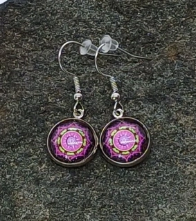 Náušnice "Květ harmonie" - 12mm